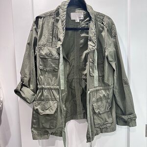 Green Utility Jacket - M